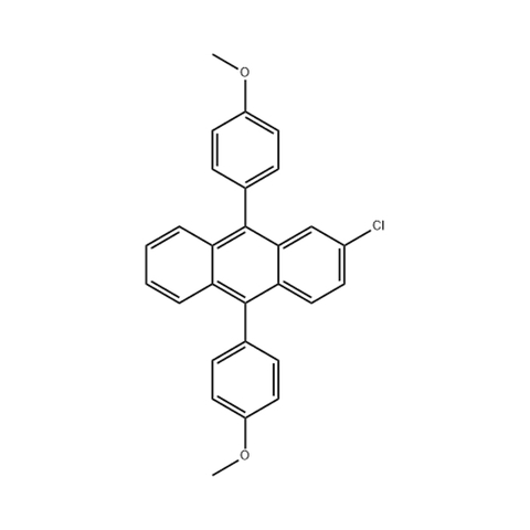 9,10-Bis(4-methoxyphenyl)-2-chloroanthracene