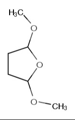 2,5-Dimethoxytetrahydrofuran DMTHF molecular structure CAS 696-59-3 Tropinone intermediate Royalchem