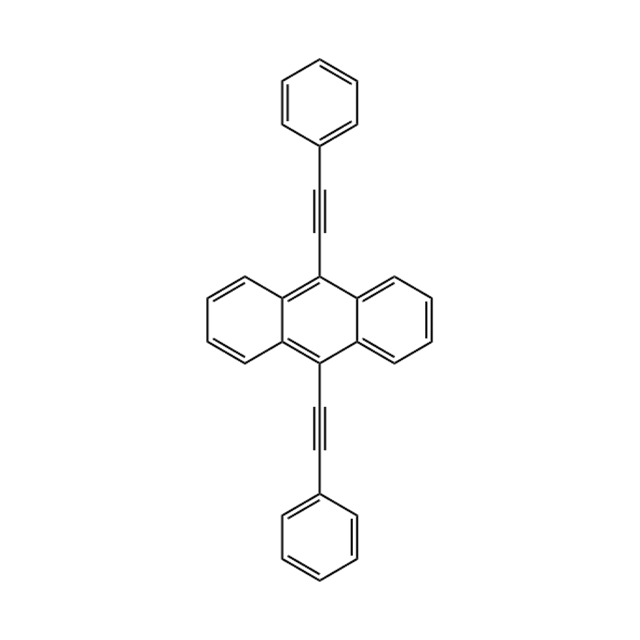 9,10-Bis(phenylethynyl)anthracene structure