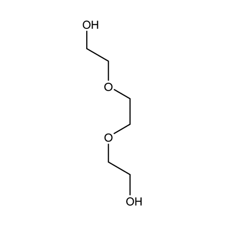 Triethylene Glycol (TEG) molecular structure C6H14O4 CAS 112-27-6
